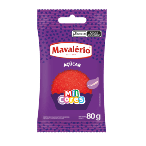 Açúcar Colorido Vermelho 80g