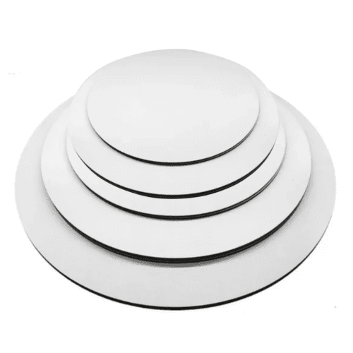 Cake Board Redondo MDF Branco 3mm