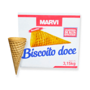 Casquinha Sorvete Biscoito Doce Marvi