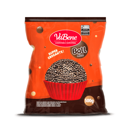 Cereal Micro Ball Chocolate Ao Leite 500g Vabene