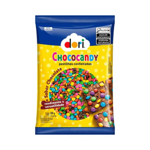 Chococandy Colorido Mini Pastilha Dori 500g