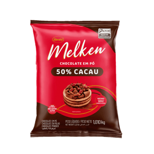 Chocolate em Pó 50% Melken 1,010Kg