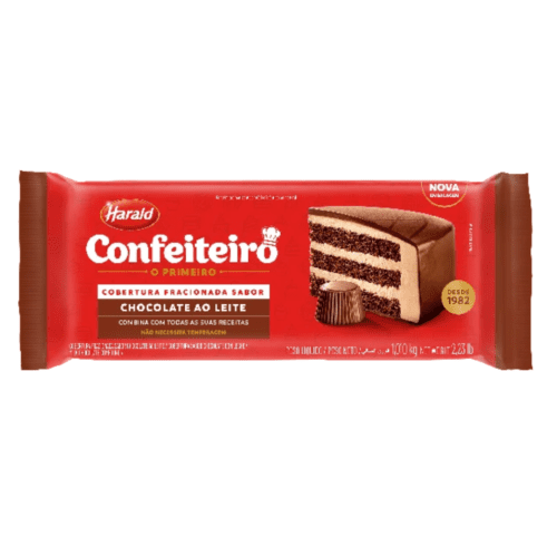 Cobertura Confeiteiro Ao Leite em Barra 1,01kg
