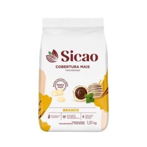 Cobertura Fracionada Sabor Chocolate Branco Sicao Mais 1,01 kg