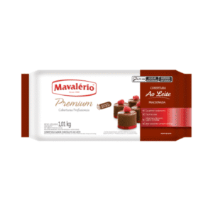 Cobertura Premium Ao Leite em Barra Mavalério 1,01Kg