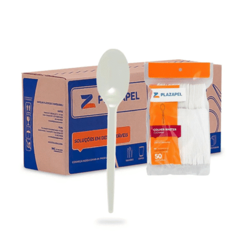 Colher Refeição Premium Plazapel c50und