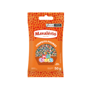 Confeito Figura Estrelinha 50g Mil Cores Mavalério
