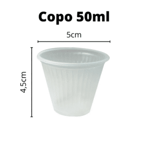 Copo Cafezinho 50ml Branco c/100und