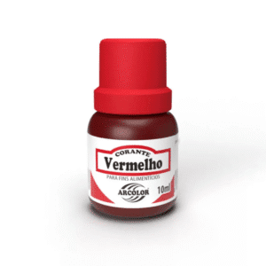 Corante Líquido Vermelho 10ml Arcolor