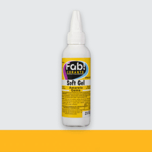 Corante Soft Gel Amarelo Gema 25g Fab