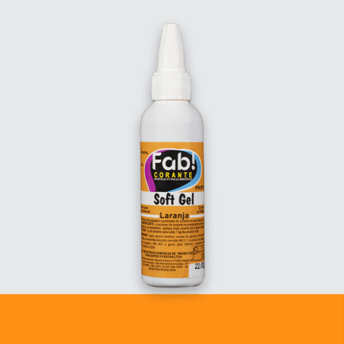 Corante Soft Gel Laranja 25g Fab