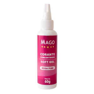 Corante Soft Gel Rosa Pink 60g Mago