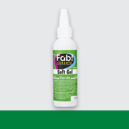 Corante Soft Gel Verde Folha 25g Fab