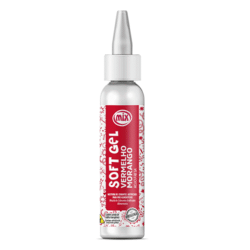 Corante SoftGel Vermelho Morango 25g Mix