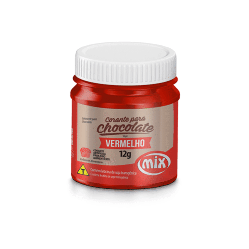 Corante para Chocolate Vermelho 12g Mix