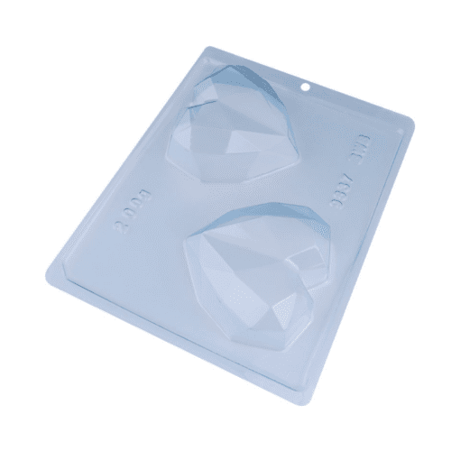Forma Silicone Coração Lapidado 200g - 9837 (cópia)