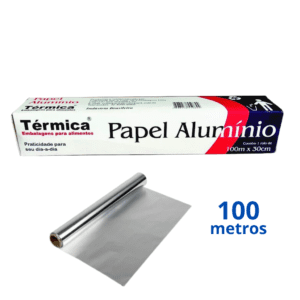 Papel Alumínio 30x100m Térmica