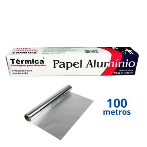 Papel Alumínio 30x100m Térmica