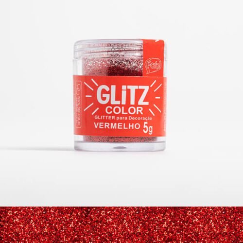 Glitter Fab Vermelho 5g