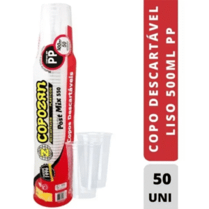 Copo PPT550 500ml Copozan C/50und