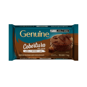 Cobertura Genuine Ao Leite em Barra 1,01Kg
