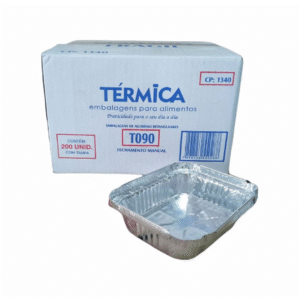 Bandeja 240ml Alumínio Sem Tampa T090 Térmica