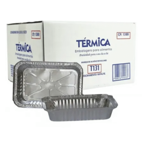 Bandeja 730ml Alumínio Sem Tampa T131 Térmica