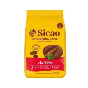 Cobertura Fracionada Sabor Chocolate Ao Leite Sicao Fácio 1,01Kg