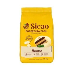 Cobertura Fracionada Sabor Chocolate Branco Sicao Fácio 1,01Kg