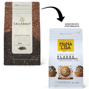 Flakes de Chocolate Split Ao Leite 4M P 1Kg Monalisa Callebaut