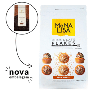 Flakes de Chocolate Split Ao Leite 4M P 5Kg Monalisa Callebaut