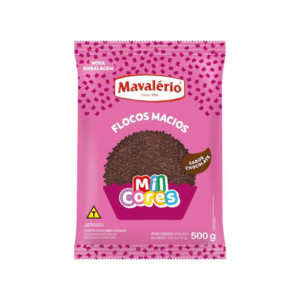 Granulado Flocos Macio Chocolate Mil Cores 500gr