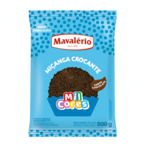 Miçanga Sabor Chocolate Mavalério 500g