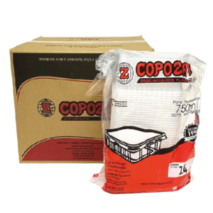 Pote Retangular Marmita 750ml Copozan C/24und