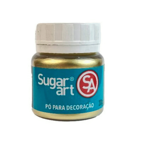 Pó Decoração Dourado Sugar Art 30g