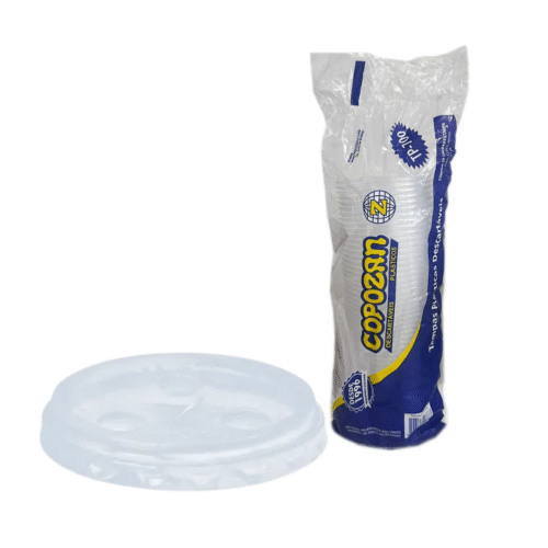 Tampa para Copo 700ml S/Furo Copozan C/50und